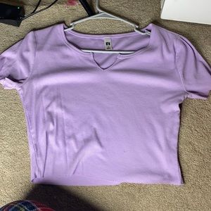 Purple Crop Top